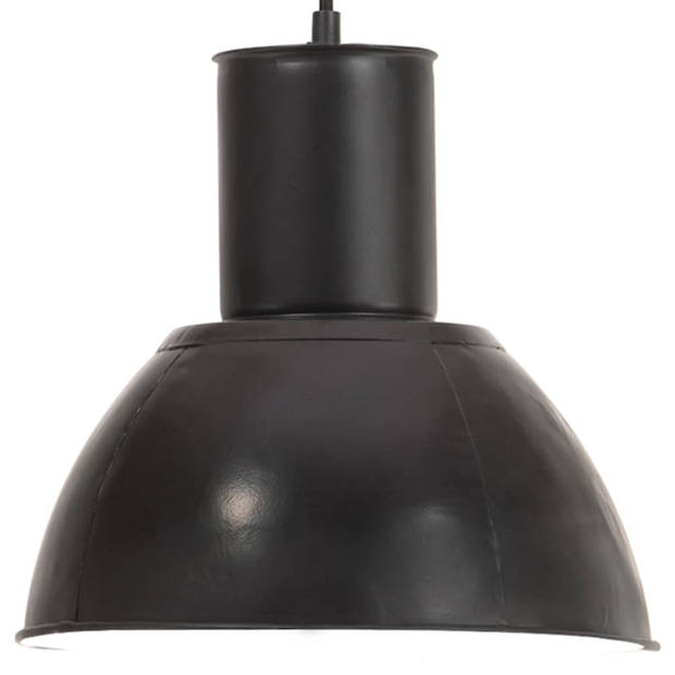 The Living Store Hanglamp Vintage Industrieel - 132 cm - Zwart