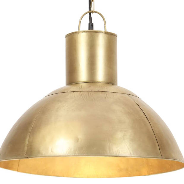 The Living Store Hanglamp Industriële Stijl - 48 x 41 cm - Messing - E27 fitting