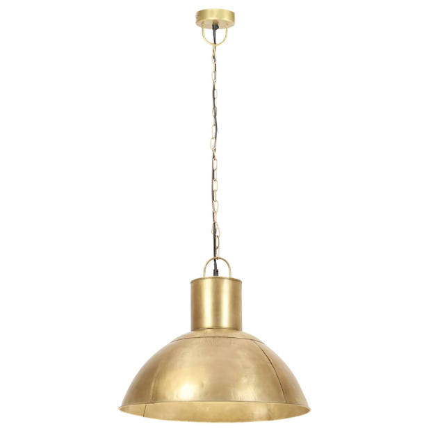 The Living Store Hanglamp Industriële Stijl - 48 x 41 cm - Messing - E27 fitting