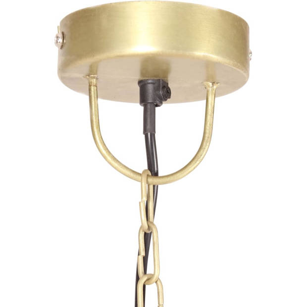 The Living Store Hanglamp Industriële Stijl - 48 x 41 cm - Messing - E27 fitting