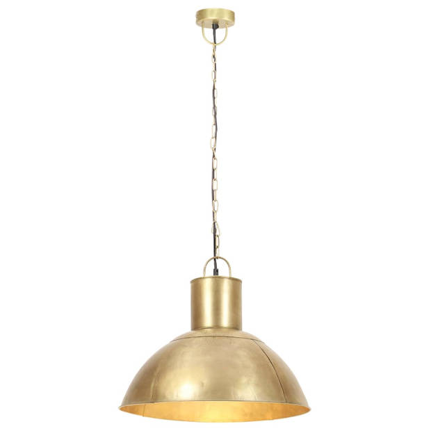 The Living Store Hanglamp Industriële Stijl - 48 x 41 cm - Messing - E27 fitting