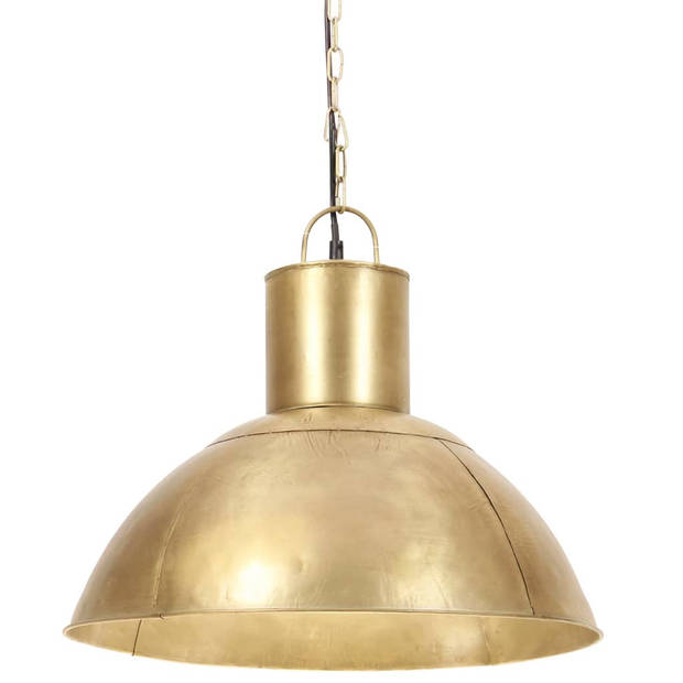 The Living Store Hanglamp Industriële Stijl - 48 x 41 cm - Messing - E27 fitting