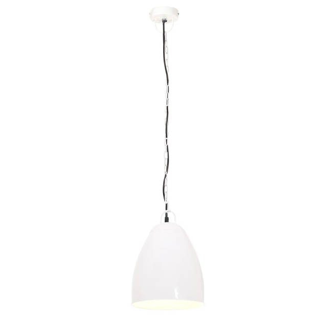 The Living Store Hanglamp - Industrieel - 32 cm - Wit