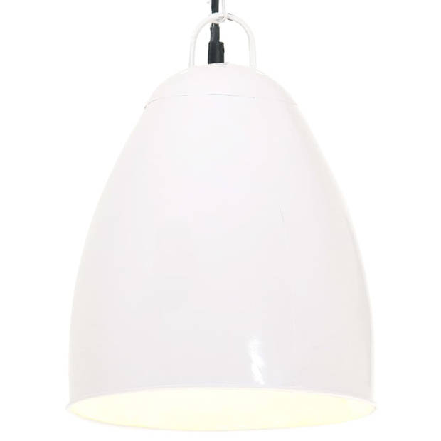 The Living Store Hanglamp - Industrieel - 32 cm - Wit