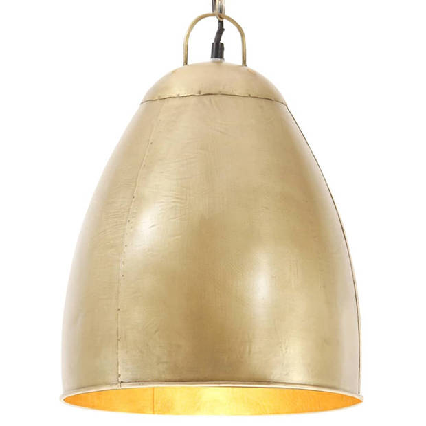 The Living Store Hanglamp - Industriële Stijl - IJzer met messingkleurige coating - 32 x 41 cm - E27 fitting - Max -