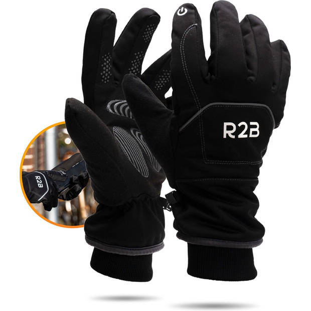 R2B Luxe Touchscreen Handschoenen Winter - Maat S - Waterdichte Handschoenen Heren - Handschoenen Dames - Model Brussel