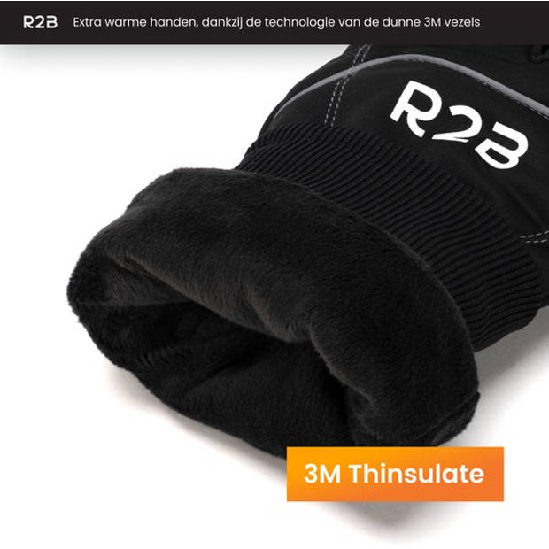 R2B Luxe Touchscreen Handschoenen Winter - Maat S - Waterdichte Handschoenen Heren - Handschoenen Dames - Model Brussel