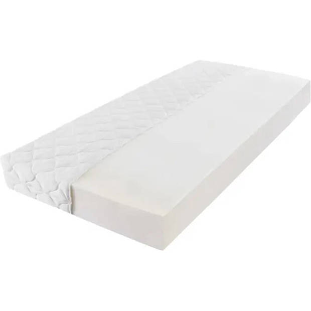 The Living Store Matras - 200x180x17 cm - Wasbare gevoerde hoes