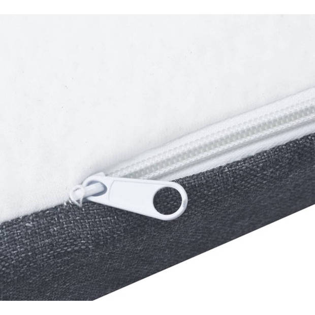 The Living Store Topmatras - Boxspring - Matrasverlenging - 200 x 160 x 5 cm - Traagschuim