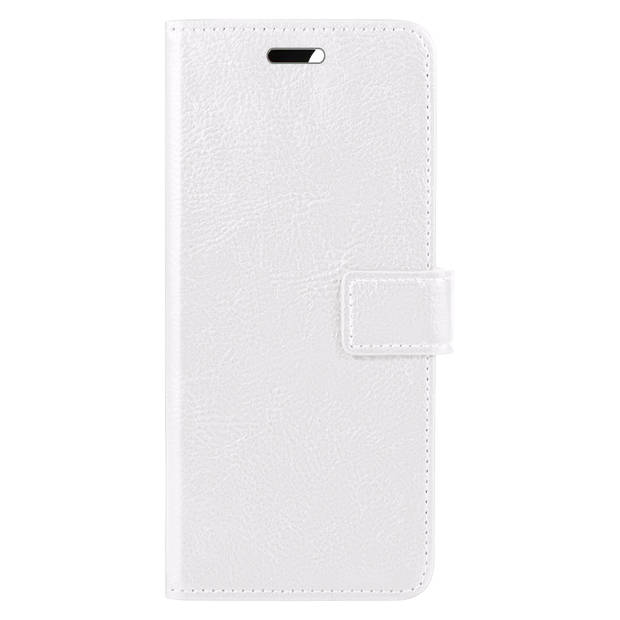 Basey OnePlus Nord 3 Hoesje Book Case Kunstleer Cover Hoes -Wit