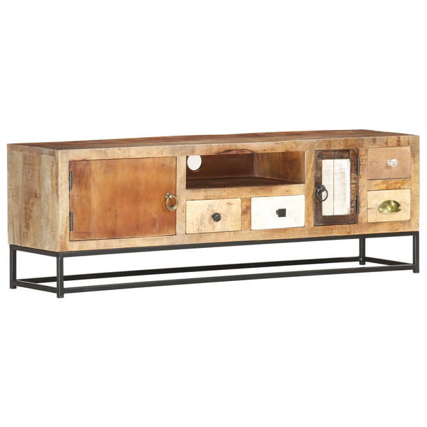 The Living Store Dressoir - Recycled hout - 120x30x40cm - Industriële stijl