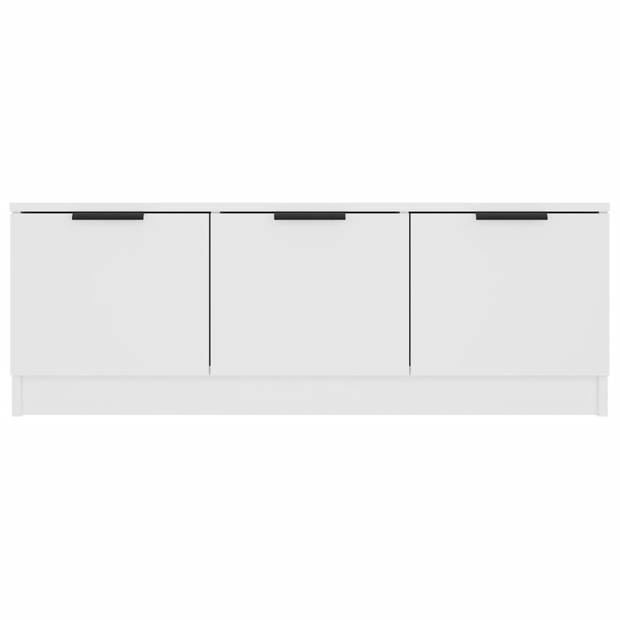 The Living Store Klassieke TV-kast - 102 x 35 x 36.5 cm - wit