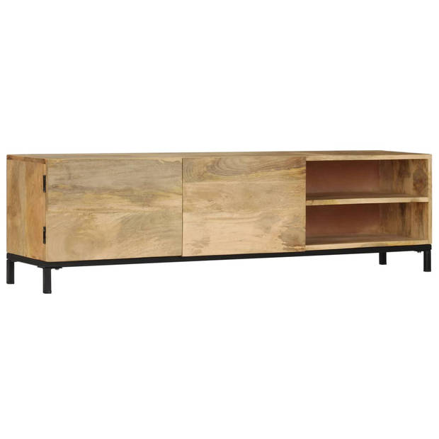 The Living Store TV-kast Antieke Stijl - 145x30x41 cm - Massief mangohout