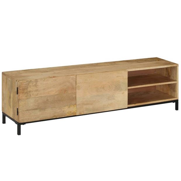 The Living Store TV-kast Antieke Stijl - 145x30x41 cm - Massief mangohout