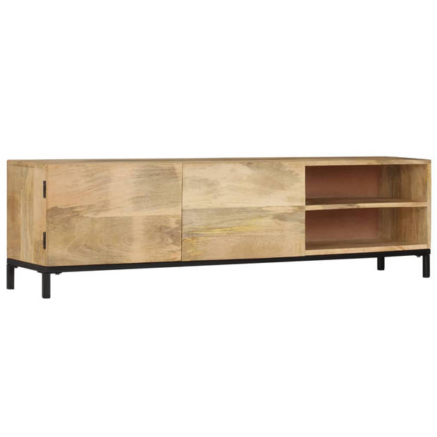 The Living Store TV-kast Antieke Stijl - 145x30x41 cm - Massief mangohout