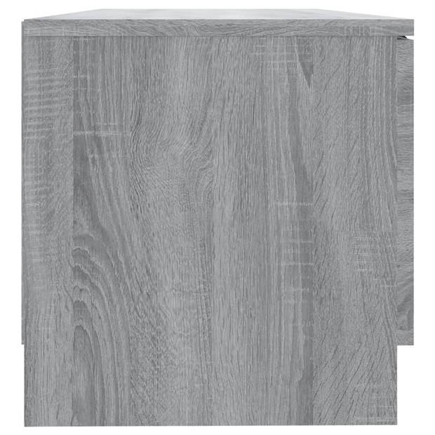 vidaXL Tv-meubelen 2 st 80x35x36,5 cm bewerkt hout grijs sonoma eiken