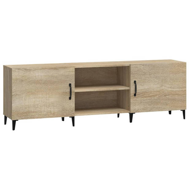 The Living Store TV-Kast - Sonoma Eiken - 150 x 30 x 50 cm - Sterk hout - Voldoende opbergruimte