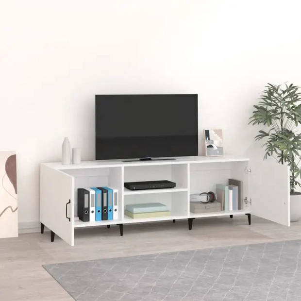 The Living Store TV-Kast - Sonoma Eiken - 150 x 30 x 50 cm - Sterk hout - Voldoende opbergruimte