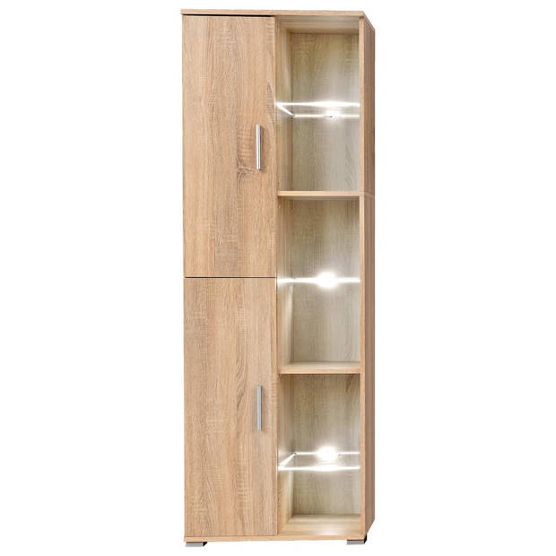 The Living Store Wandmeubel - - Afmeting- 260 x 30 x 180 cm - Eigentijds design