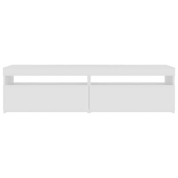 The Living Store TV-meubels LED-verlichting - 75 x 35 x 40 cm - trendy - praktisch en kleurrijk - moderne stijl -