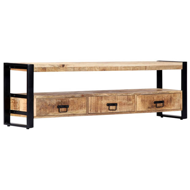 vidaXL Tv-meubel 150x30x45 cm massief mangohout