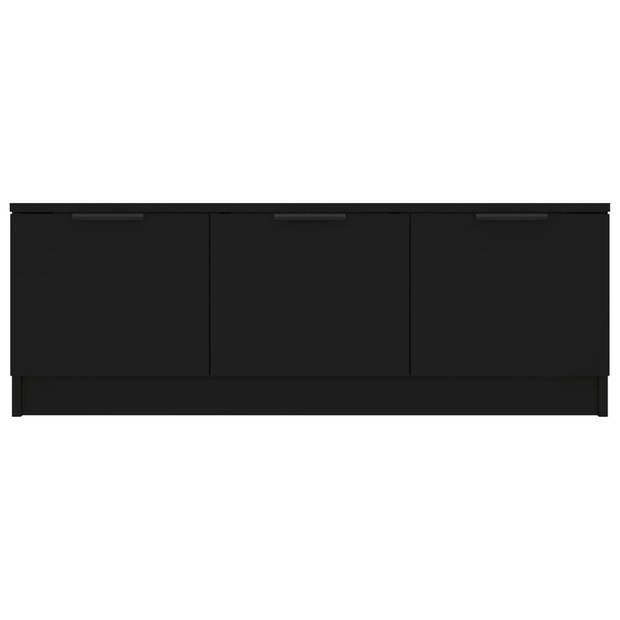 The Living Store Stereokast - - Tv-meubel - 102 x 35 x 36.5 cm - Zwart