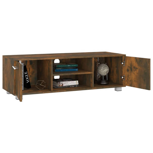 The Living Store Tv-meubel - Trendy Design - 110 x 40 x 35 cm - Gerookt eiken