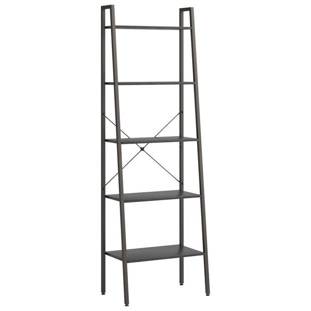 The Living Store Opbergrek - 56 x 35 x 174 cm - Sterke stalen constructie - Brede toepassing