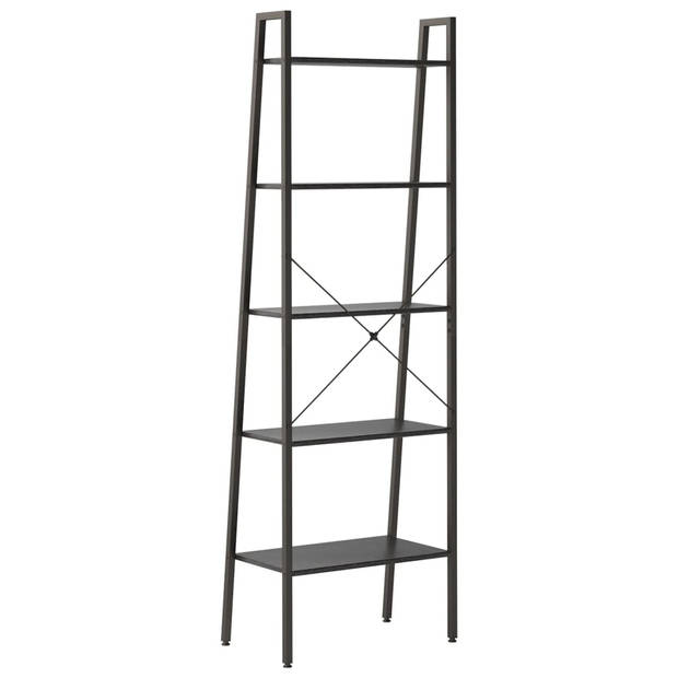 The Living Store Opbergrek - 56 x 35 x 174 cm - Sterke stalen constructie - Brede toepassing