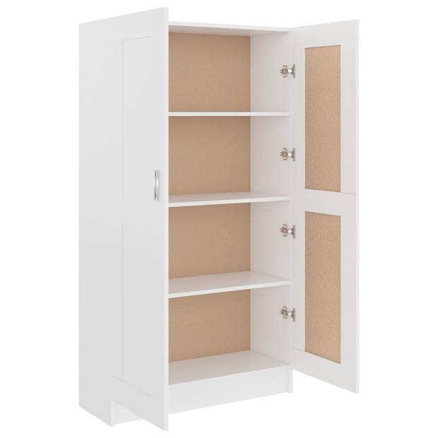 The Living Store Boekenkast Classic - 82.5 x 30.5 x 150 cm - Wit