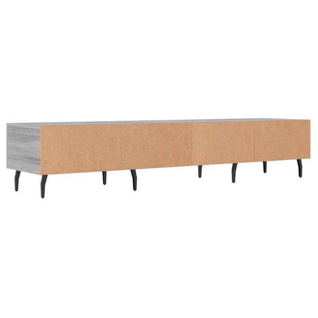 The Living Store TV-meubel - Trendy - Tv-meubels - 150 x 36 x 30 cm - Grijs sonoma eiken