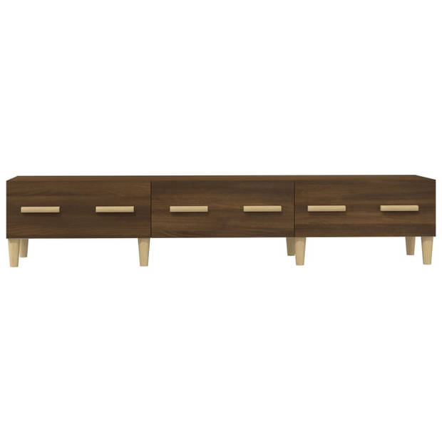 The Living Store Moderne TV-meubel - Bruineiken - 150 x 34.5 x 30 cm (B x D x H)