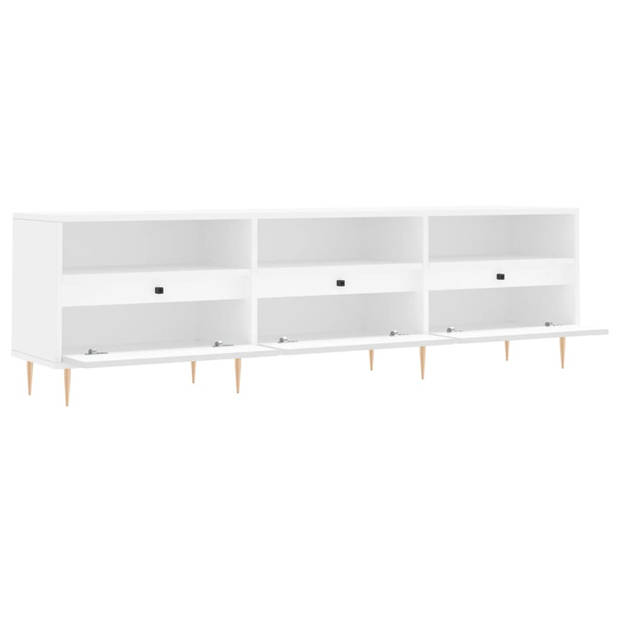 The Living Store TV-meubel - TV-kast - 150 x 30 x 44.5 cm - wit