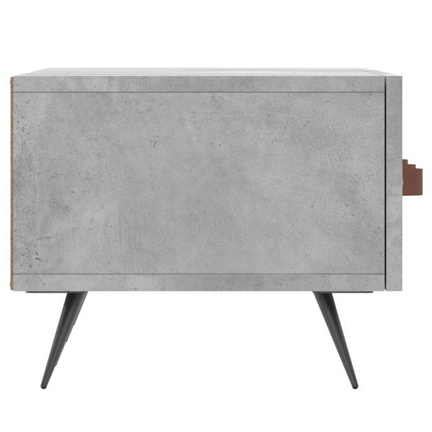 The Living Store Televisiekast Betongrijs - Trendy - TV-meubel - 150 x 36 x 30 cm - Stevig