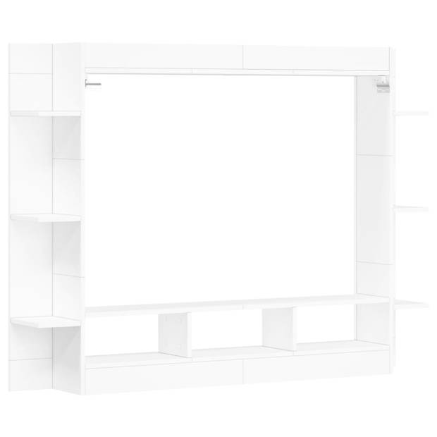 The Living Store TV-meubel Zwevend - 152 x 22 x 113 cm - Wit