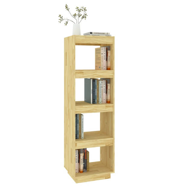 vidaXL Boekenkast / kamerscherm 40x35x135 cm massief grenenhout