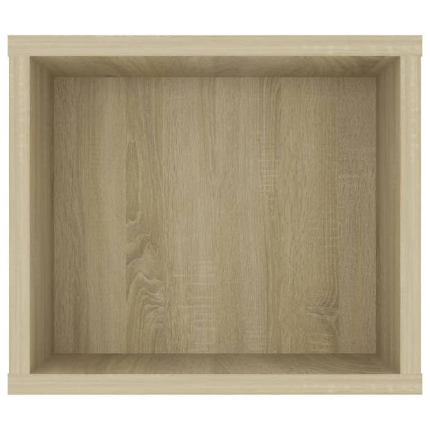 vidaXL Tv-hangmeubel 100x30x26,5 cm bewerkt hout sonoma eikenkleurig