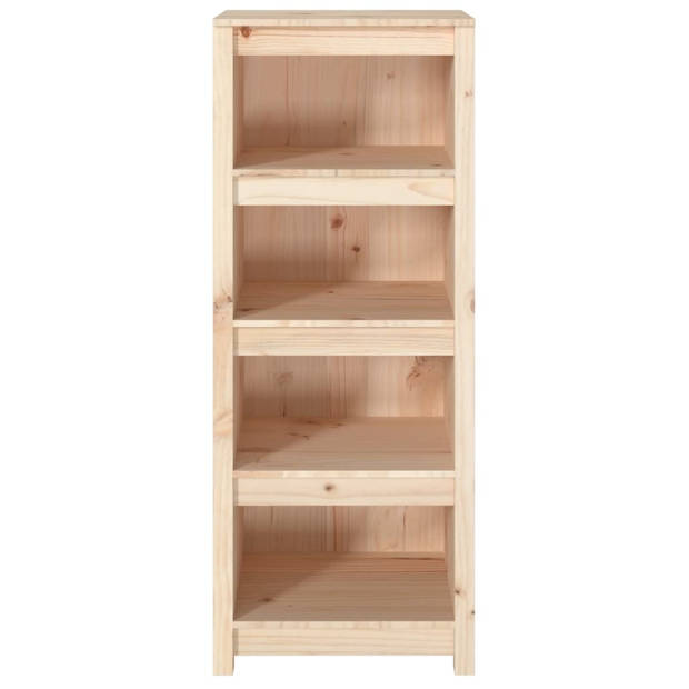 The Living Store Boekenkast Grenenhout - 50x35x125.5 cm - Rustiek