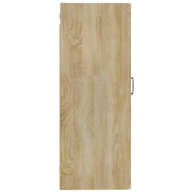 vidaXL Hangkast 35x34x90 cm bewerkt hout sonoma eikenkleurig