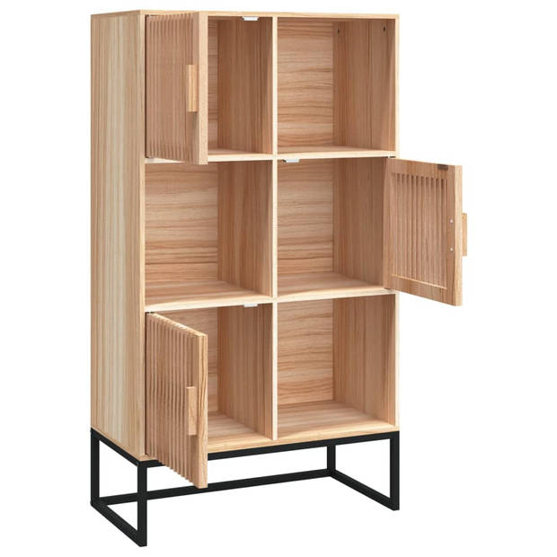 vidaXL Hoge kast 70x35x125 cm bewerkt hout