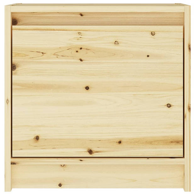 vidaXL Nachtkastjes 2 st 40x30,5x40 cm massief vurenhout