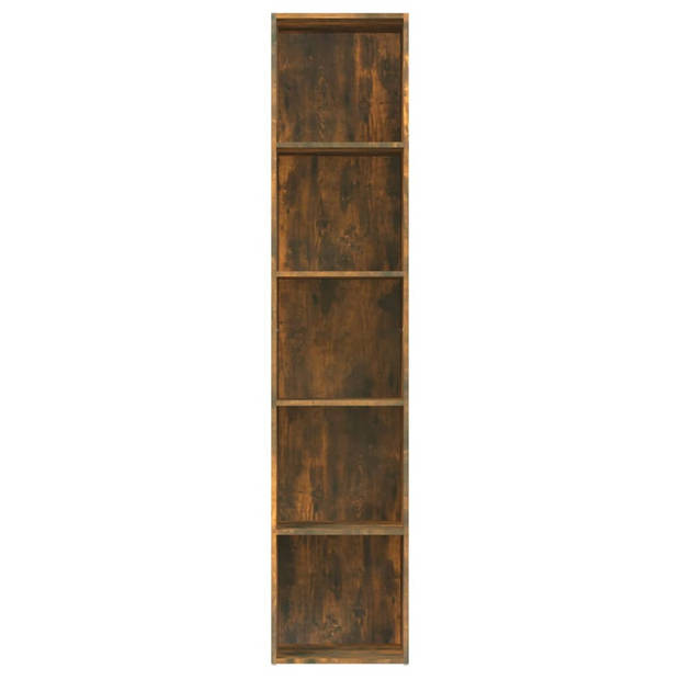 vidaXL Boekenkast 40x30x189 cm bewerkt hout gerookt eikenkleurig