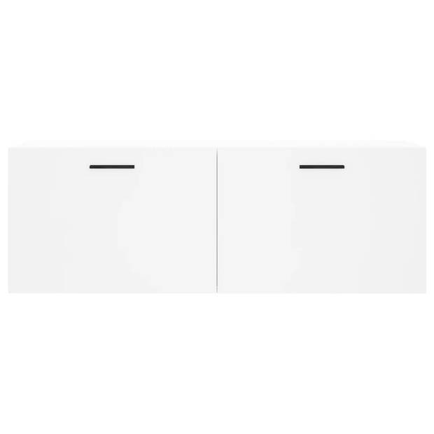 The Living Store Wandkast - Wandgemonteerd - 100 x 36.5 x 35 cm - Wit