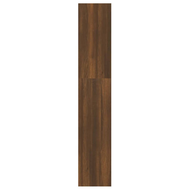 The Living Store Boekenkast Classic - Hout - 100 x 30 x 166 cm - Bruineiken