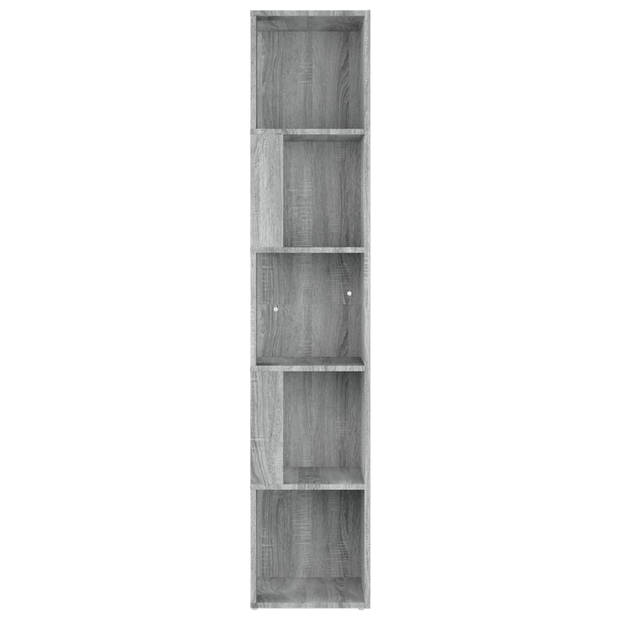 The Living Store Hoekkast - Classic - Opbergkast - 33x33x164.5 cm - Duurzaam materiaal - Stevige structuur - Ruime