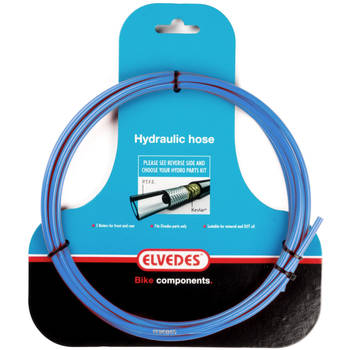 Elvedes Hydraulische leiding met PTFE voering en kevlar protectie blauw (3 meter op kaart)