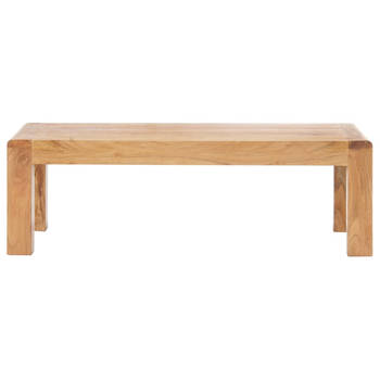 The Living Store Massief Acaciahouten Salontafel - 110 x 60 x 35 cm - Rustieke Stijl