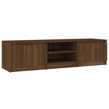 The Living Store TV-meubel - Trendy - TV meubels - 140 x 40 x 35.5 cm - Bruineiken