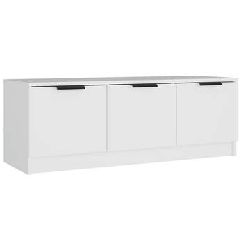 The Living Store Klassieke TV-kast - 102 x 35 x 36.5 cm - wit