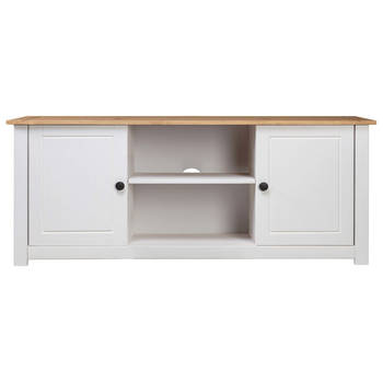 The Living Store Houten Tv-Kast Retro - 120 x 40 x 50 cm - Grenenhout